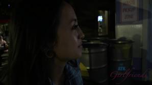 Mi Ha goes to the Halloween park with you.