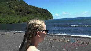 You explore with Paris and she finds a spot to suck your cock.